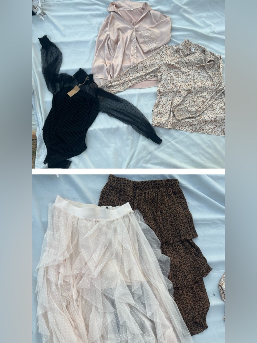 BUNDLE SIZE L & XL WOMANS BLOUSES AND SKIRTS